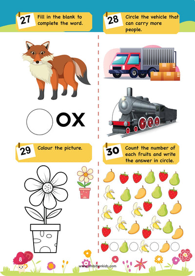 Age 4+ Brain Booster Worksheets (350+ Activities) - Buy 1 Get 1 Free