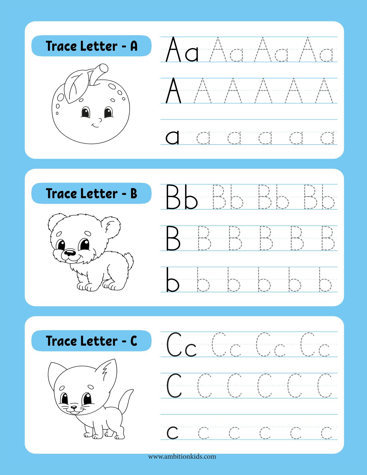 UKG English Printable Worksheets | 102 Skill-Based Worksheets