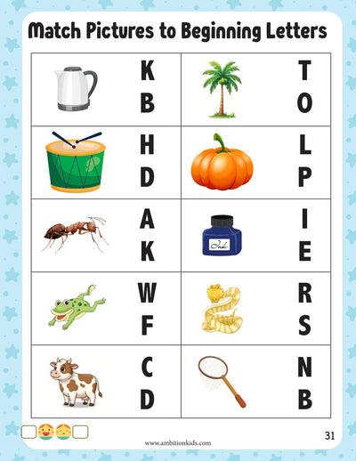 Nursery English Worksheets | 72 Skill-Based Language Sheets for Kids (Age 3+)