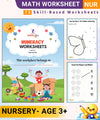 Nursery Math & Numeracy Printable Worksheets | (Age 3+)
