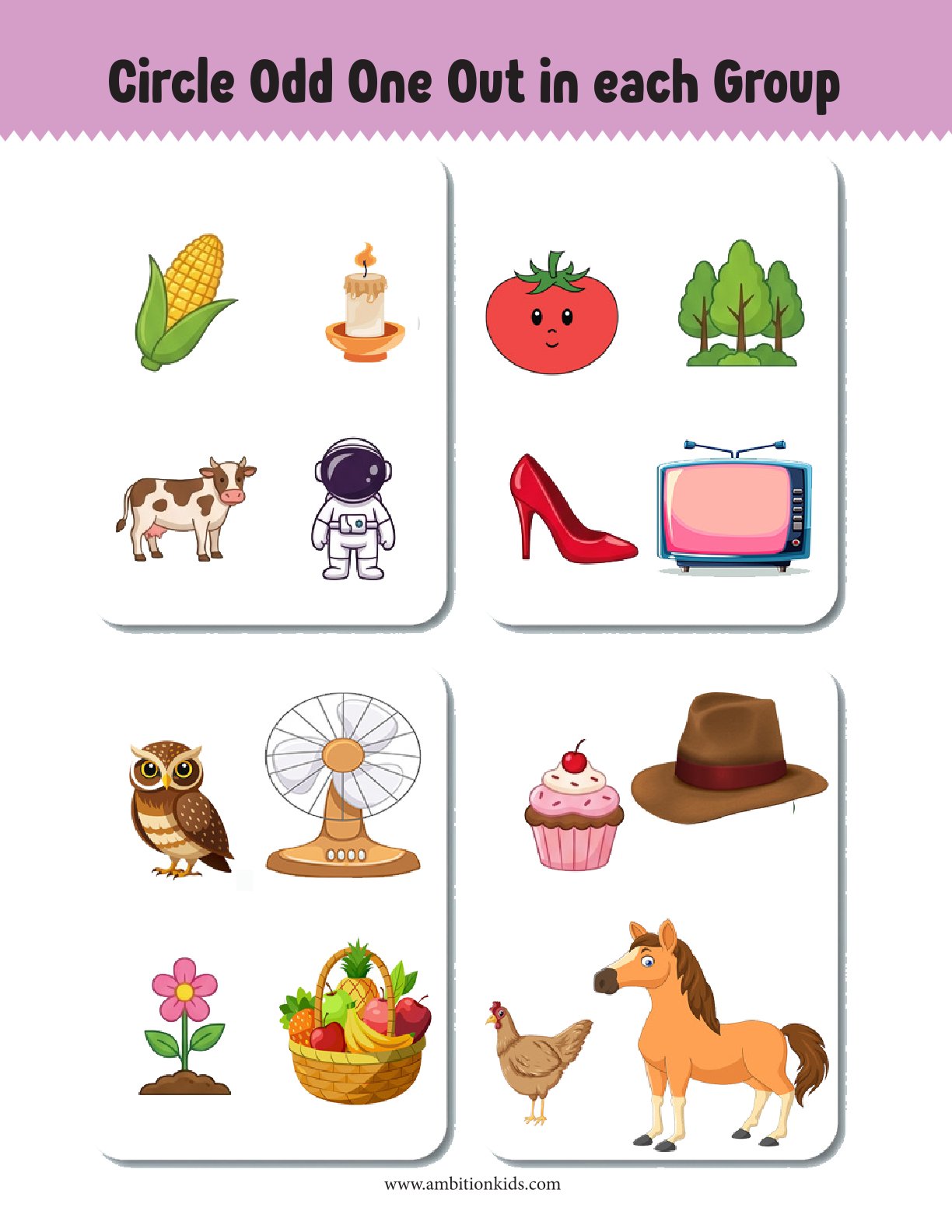 UKG English Printable Worksheets | 102 Skill-Based Worksheets