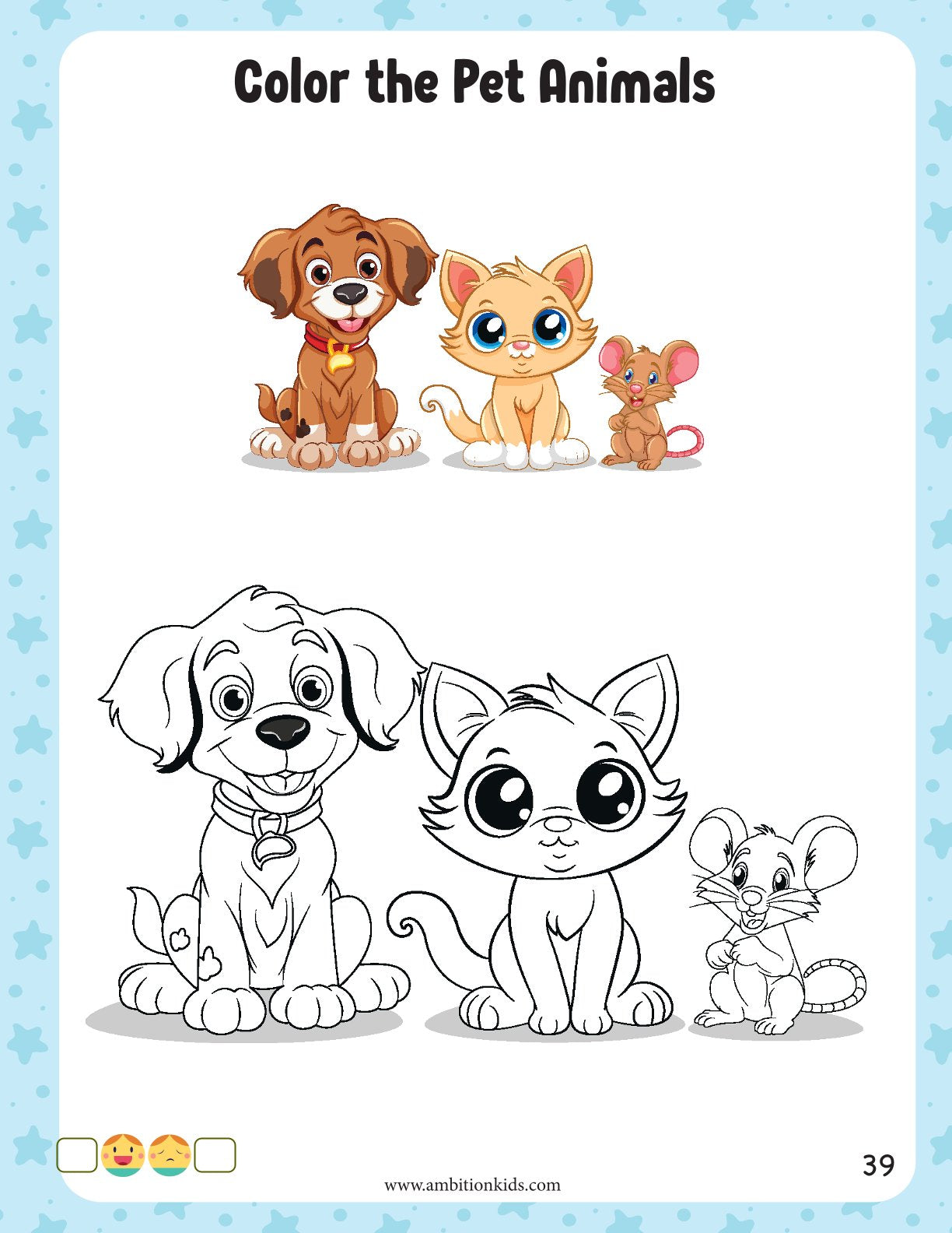 Nursery Art & Creativity Printable  Worksheets | Coloring Sheets (Age 3+)