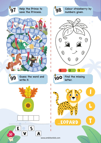 Age 4+ Brain Booster Worksheets (350+ Activities) - Buy 1 Get 1 Free