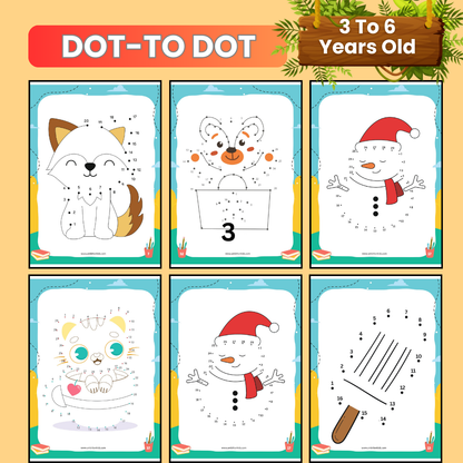 Dot-to-Dot, Mazes, & Fun with Numbers (Age 3-6)