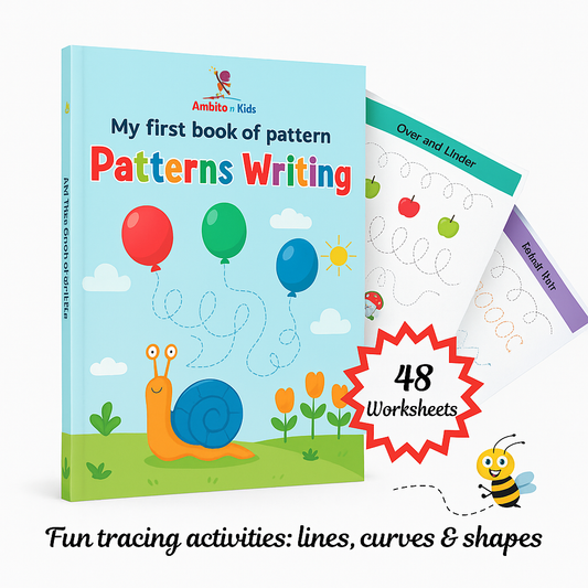 Fun Patterns & Pencil Control – My First Tracing Worksheet