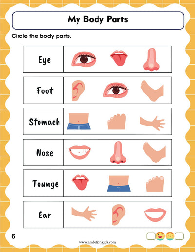 Pre-Nursery Printable Worksheets | EVS + Math + English + Coloring | 216 Pages