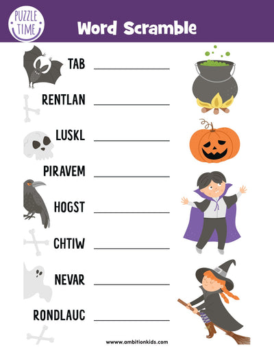 My Ultimate Halloween Worksheets