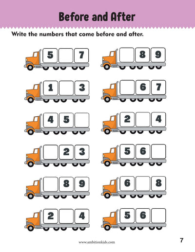 UKG Math Printable Worksheets | 122 Skill-Based Maths Worksheets