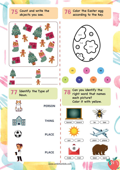 Age 5+ Brain Booster Worksheets (350+ Activities)