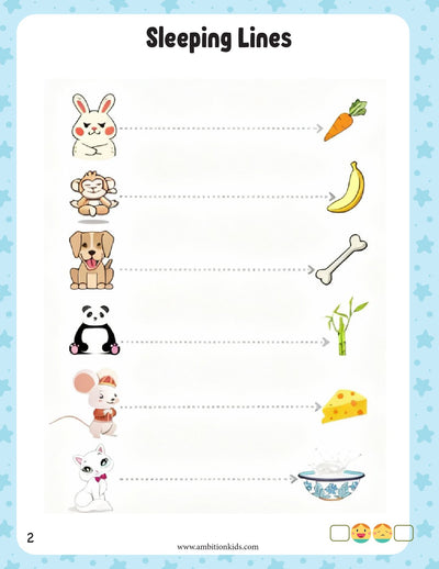 Nursery Logical Thinking & Pre-Writing Skills Printable  Worksheets | For Age 3+