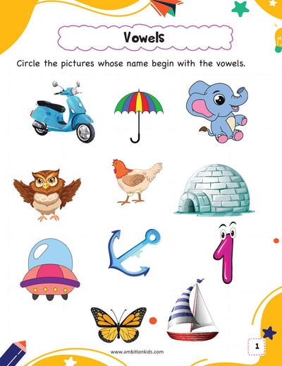 Phonics 4-Book Set – Vowels, A–Z Sounds, Blends & Word Families