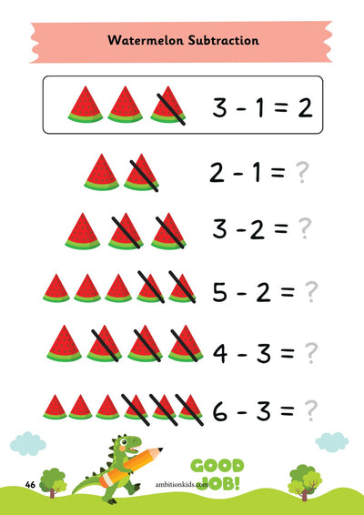 Nursery Early Math Skills Worksheet | Preschool Math Learning Book for Kids Age 2-3 Years
