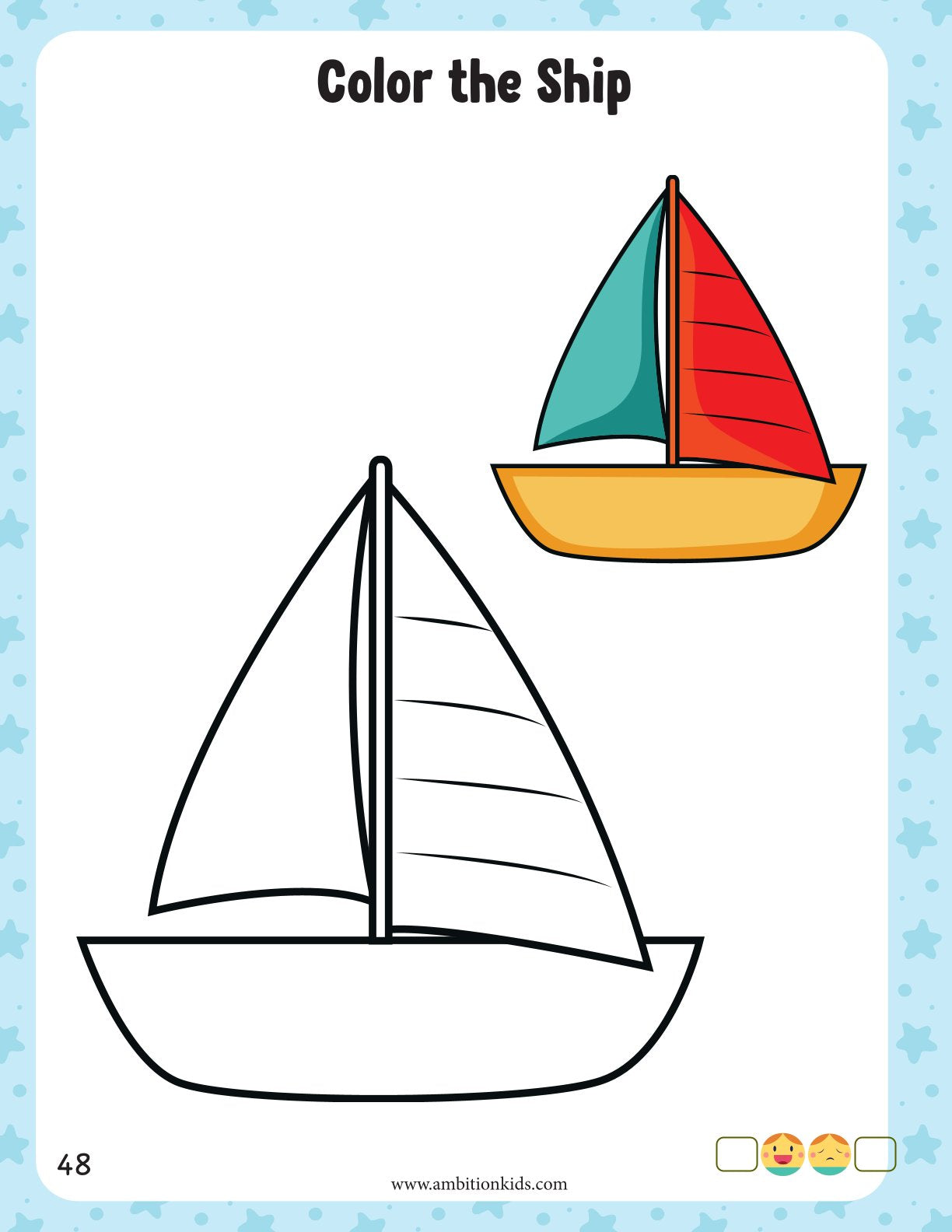 Nursery Art & Creativity Printable  Worksheets | Coloring Sheets (Age 3+)