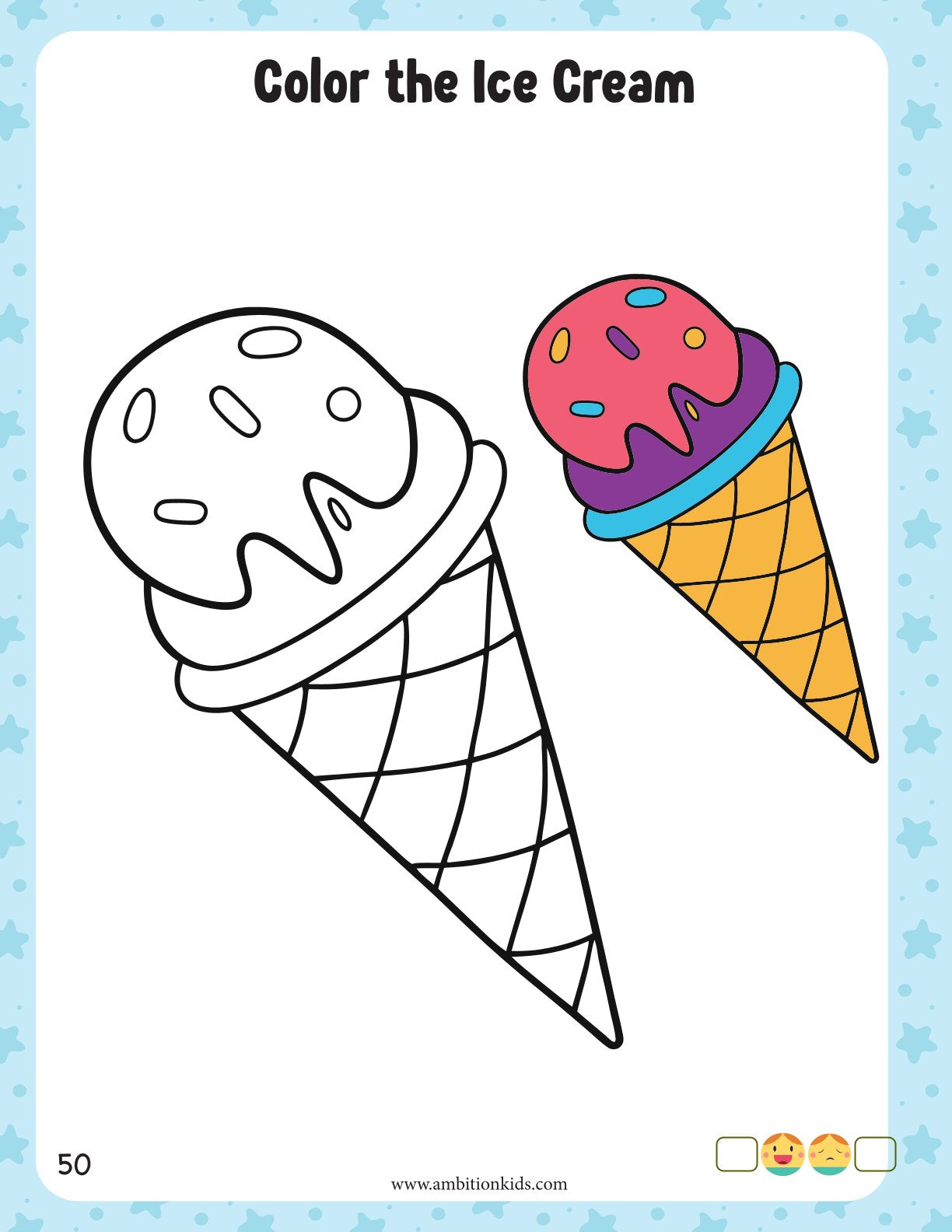 Nursery Art & Creativity Printable  Worksheets | Coloring Sheets (Age 3+)