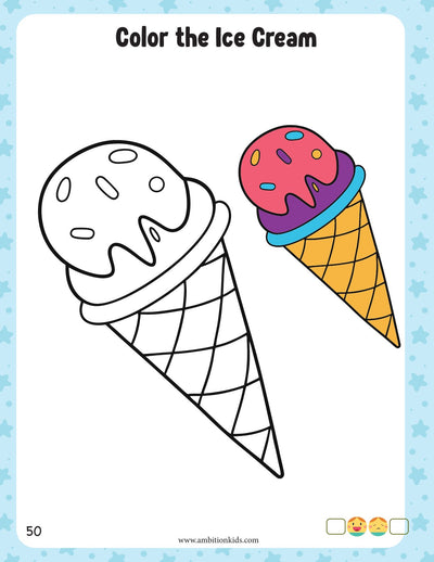 Nursery Art & Creativity Printable  Worksheets | Coloring Sheets (Age 3+)