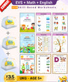 UKG Printable Worksheet | EVS + Math + English | 328 Skill-Based Worksheets