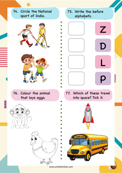 Age 3+ Brain Booster Worksheets (350+ Activities) - Buy 1 Get 1 Free