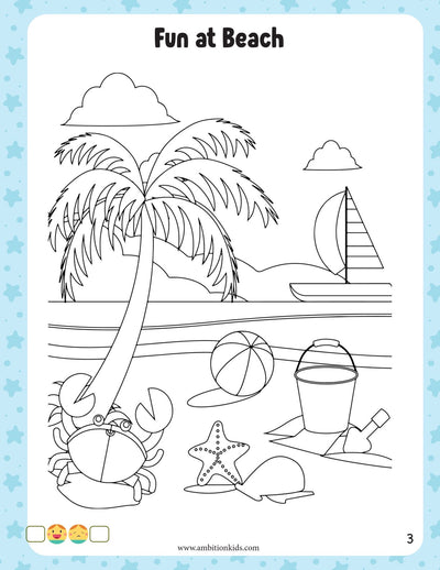 Nursery Art & Creativity Printable  Worksheets | Coloring Sheets (Age 3+)