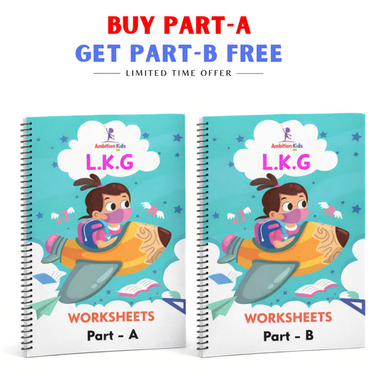 LKG Hard Copy Kids Worksheets