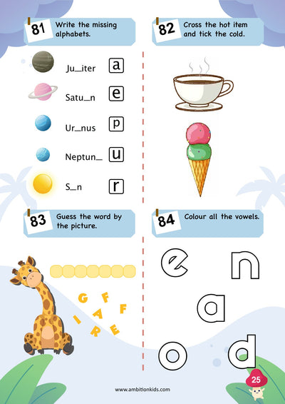 Age 4+ Brain Booster Worksheets (350+ Activities) - Buy 1 Get 1 Free