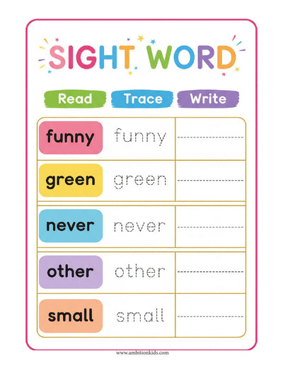UKG English Printable Worksheets | 102 Skill-Based Worksheets