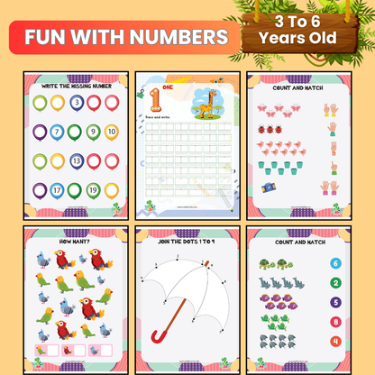 Dot-to-Dot, Mazes, & Fun with Numbers (Age 3-6)
