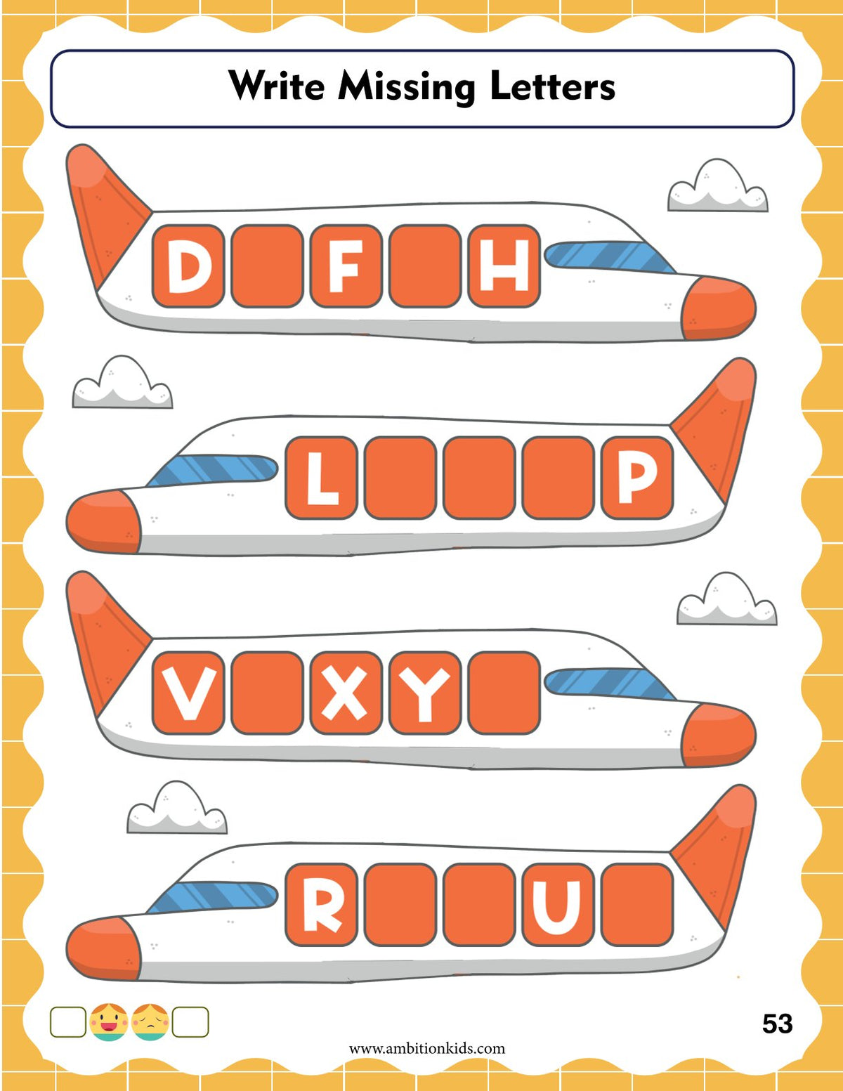 Pre-Nursery English Loose Worksheets | Alphabet & Picture Activities | Hard Copy