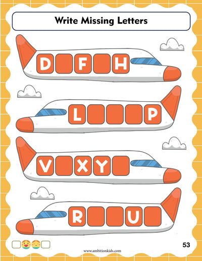 Pre-Nursery English Printable Worksheets | Alphabet & Picture Activities | Hard Copy