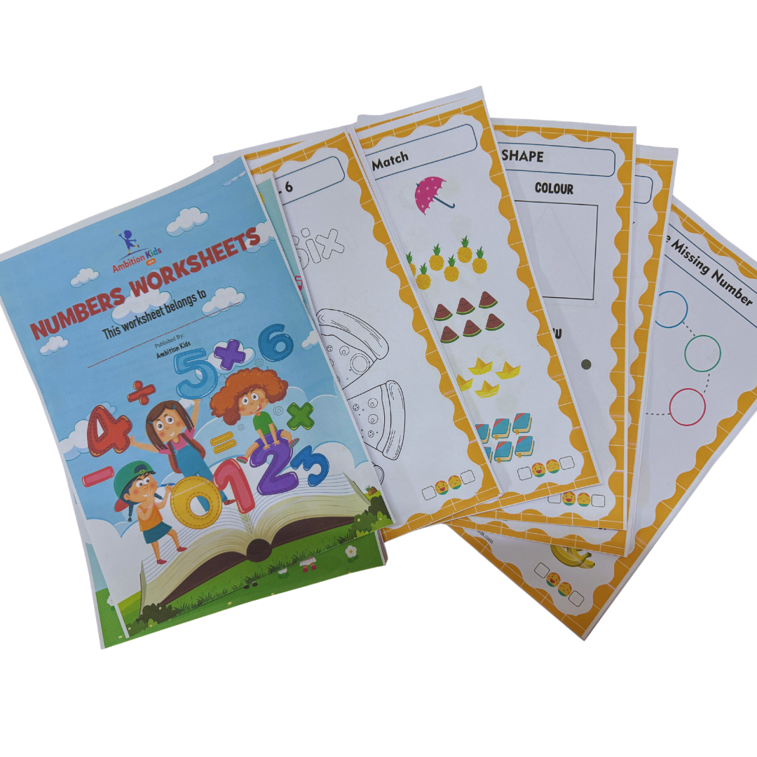 Pre-Nursery Printable  Worksheet | EVS + Math + English | 174 Pages