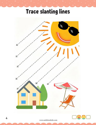 LKG Printable Worksheets |  Art & Creativity Fun Coloring & Drawing 50+ Worksheets