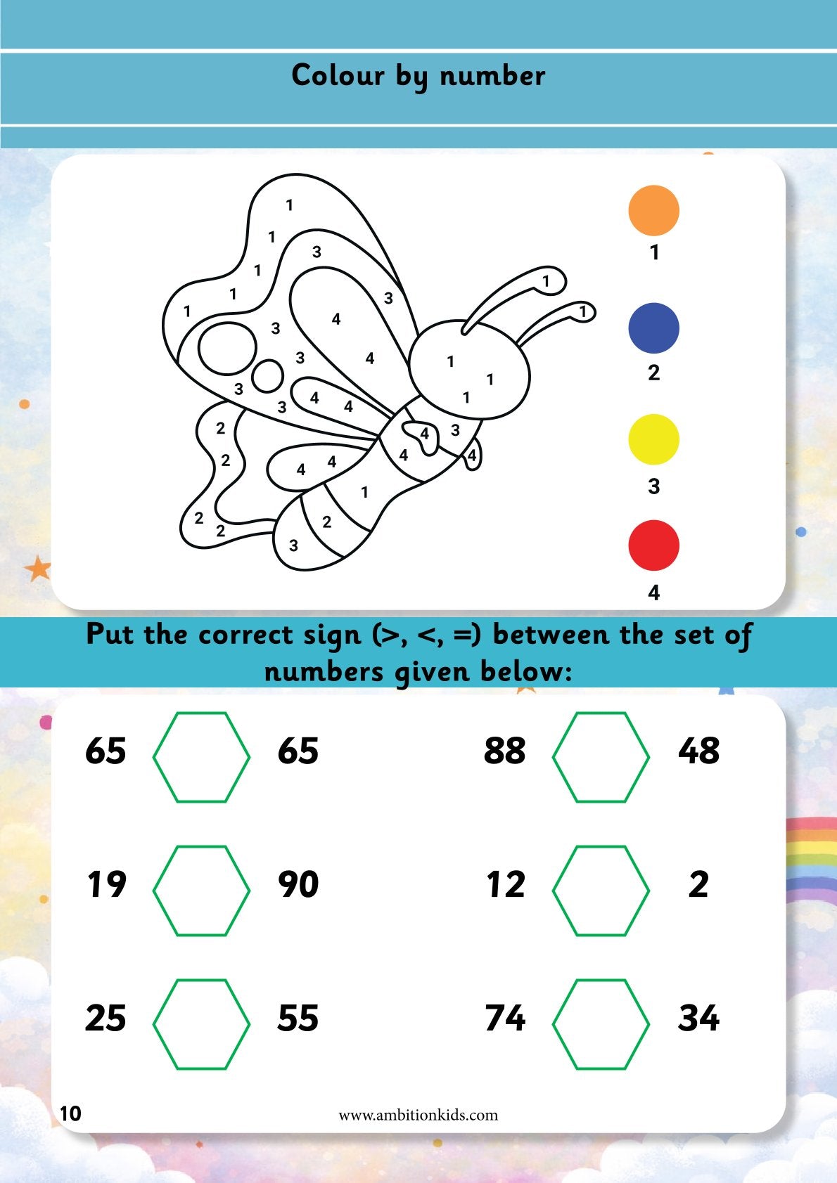 UKG Early Math Skills Worksheet | Preschool Math Learning Book for Kids Age 5-6 Years