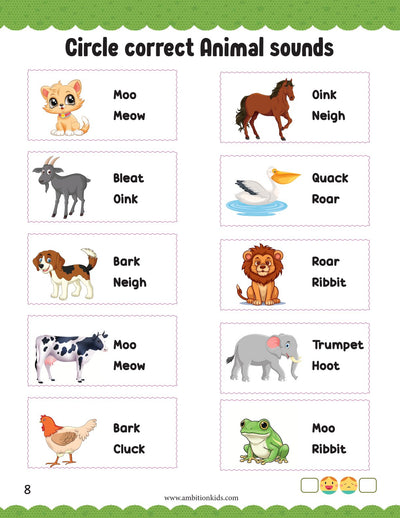 LKG EVS Printable Worksheets | 62 Fun Activity Pages | Screen-Free Learning