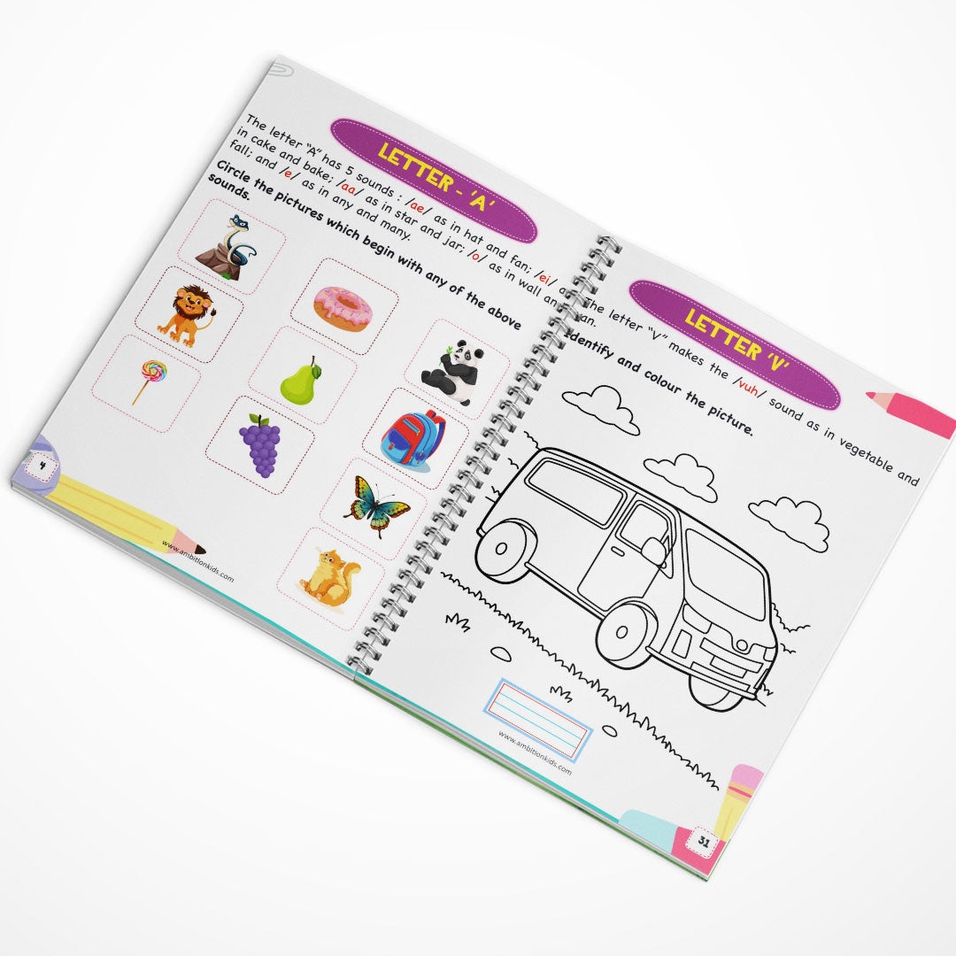 Preschool Worksheets For Nursery, LKG & UKG Kids