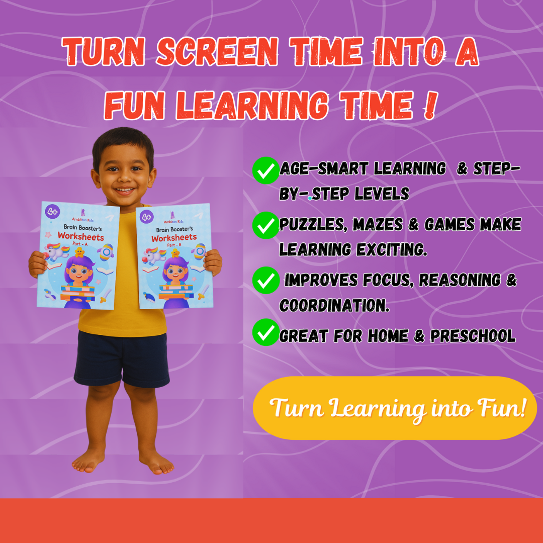 Age 4+ Brain Booster Worksheets (350+ Activities)