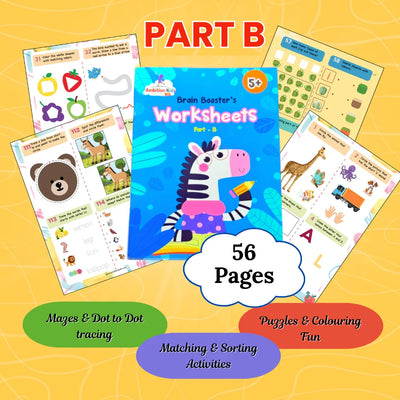 Age 5+ Brain Booster Worksheets (350+ Activities) - Ambition Kids