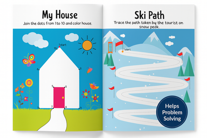 Fun Patterns & Pencil Control – My First Tracing Worksheet