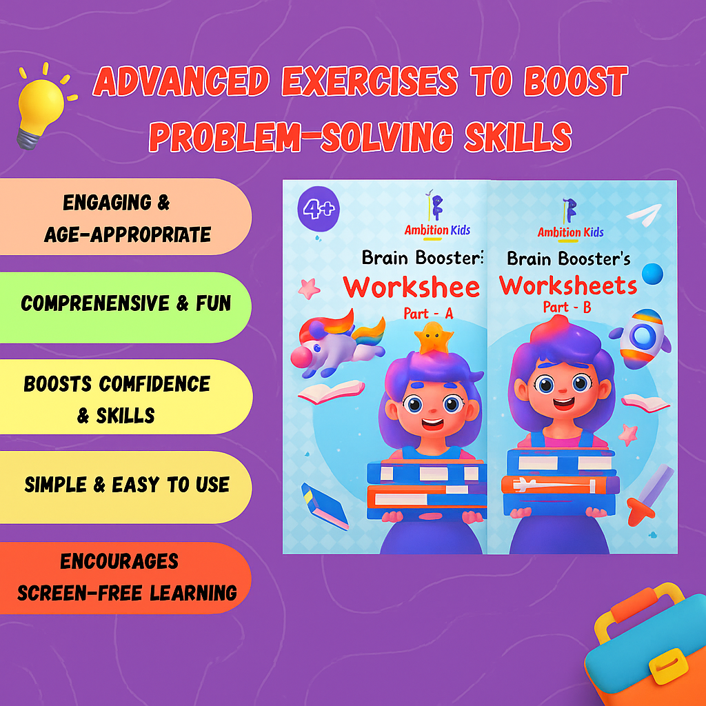 Age 4+ Brain Booster Worksheets (350+ Activities)