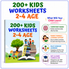 200+ Kids Worksheet – Ambition Kids