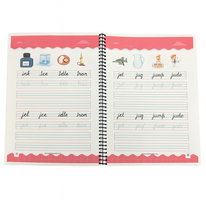 Cursive Writing Practice Book for Kids (Letters, Words & Sentences)