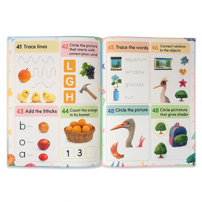 Nursery & Brain Booster Worksheets (4 Books)
