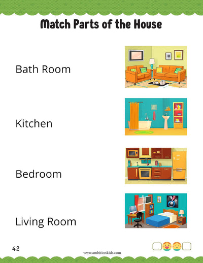 LKG Printable Worksheets | EVS + Math + English + Coloring + Logical
