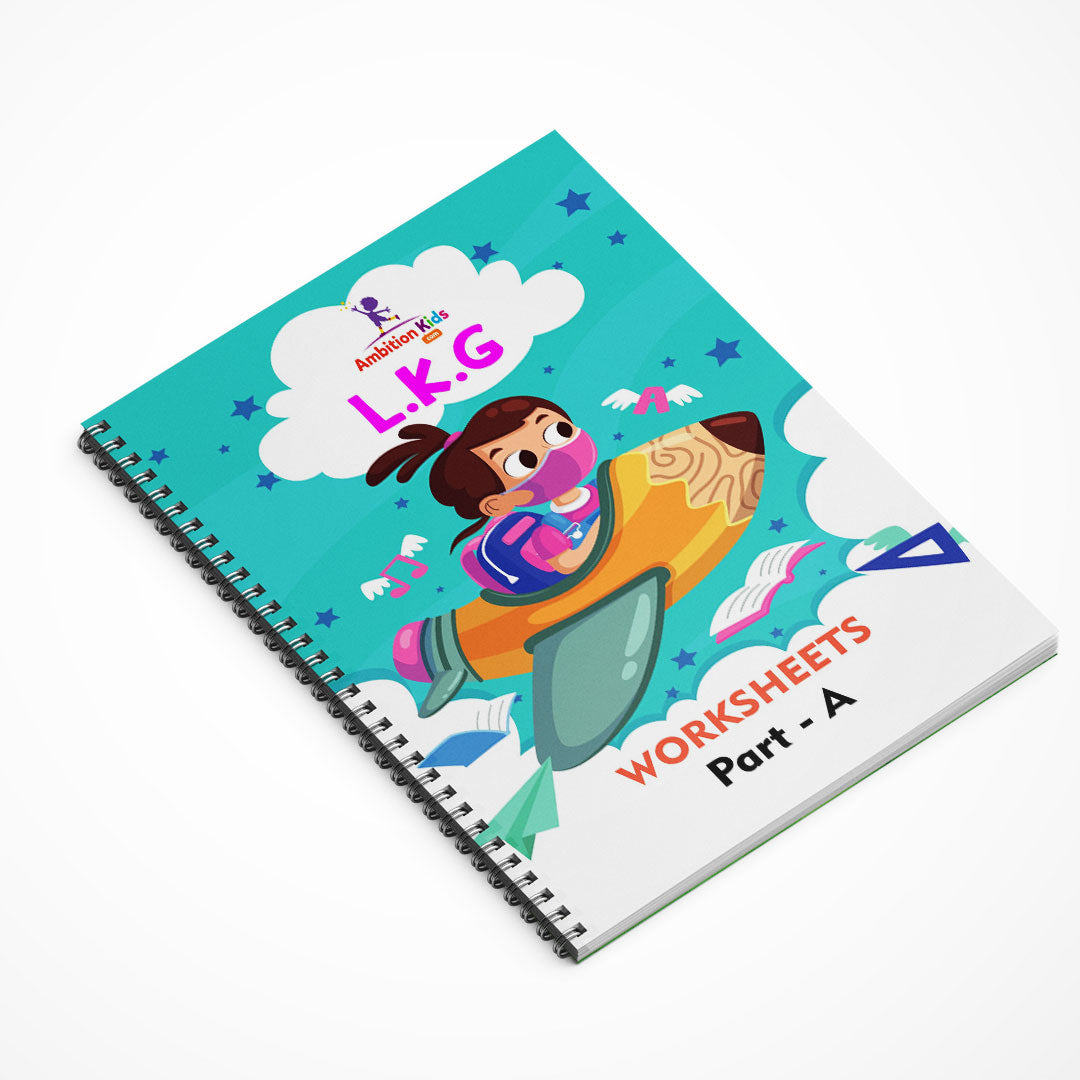 LKG & Brain Booster Combo + 200+ Worksheets (4–6 Yrs)