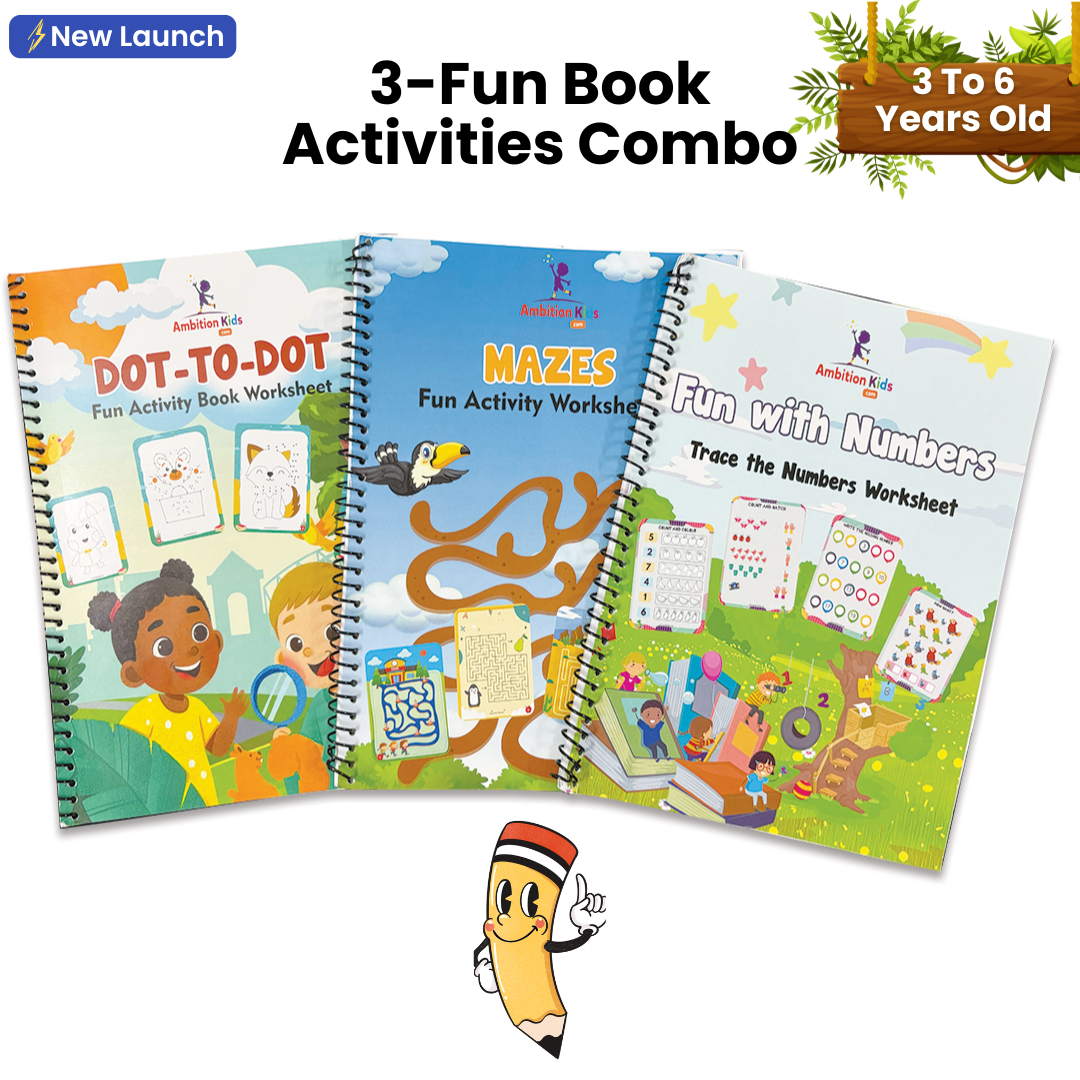 Dot-to-Dot, Mazes, & Fun with Numbers (Age 3-6)