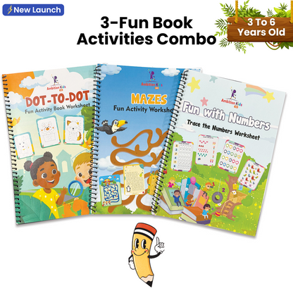 Dot-to-Dot, Mazes, & Fun with Numbers (Age 3-6)