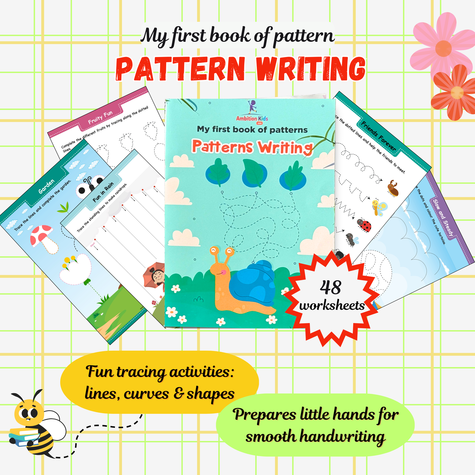 My First Books of Patterns Pencil Control - Ambition Kids
