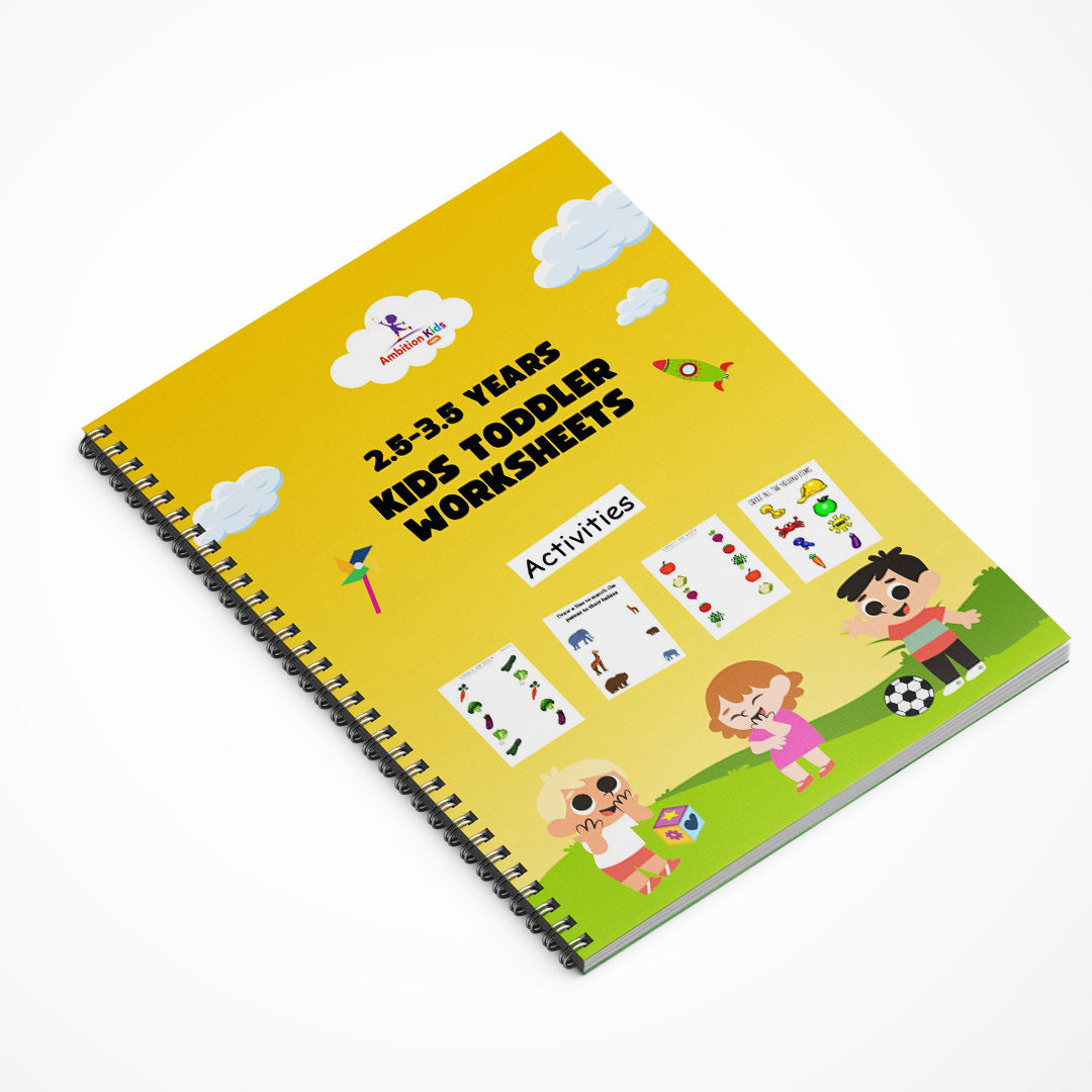 Toddler & Dot-to-Dot, Mazes & Numbers (5 Worksheets)