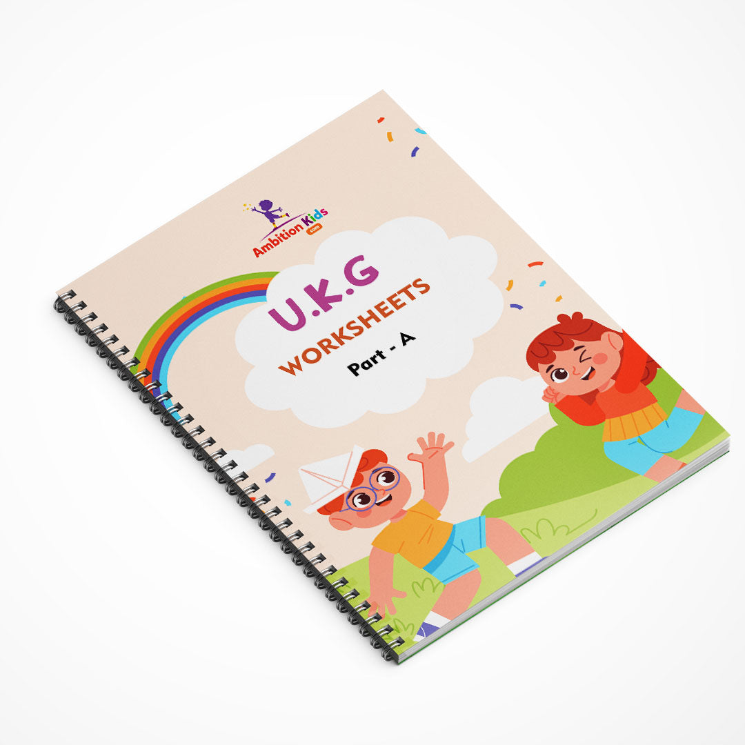 UKG & Brain Booster Worksheets – 4-Book Set (Ages 5–7)  ✅