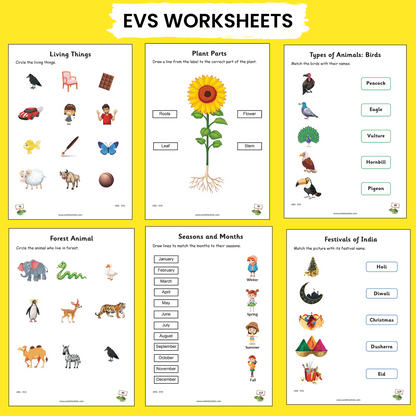 UKG Hard Copy Kids Worksheets - Ambition Kids