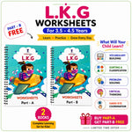 India’s #1 LKG Kids Worksheets for Preschool Kids (BUY 1, GET 1 FREE)