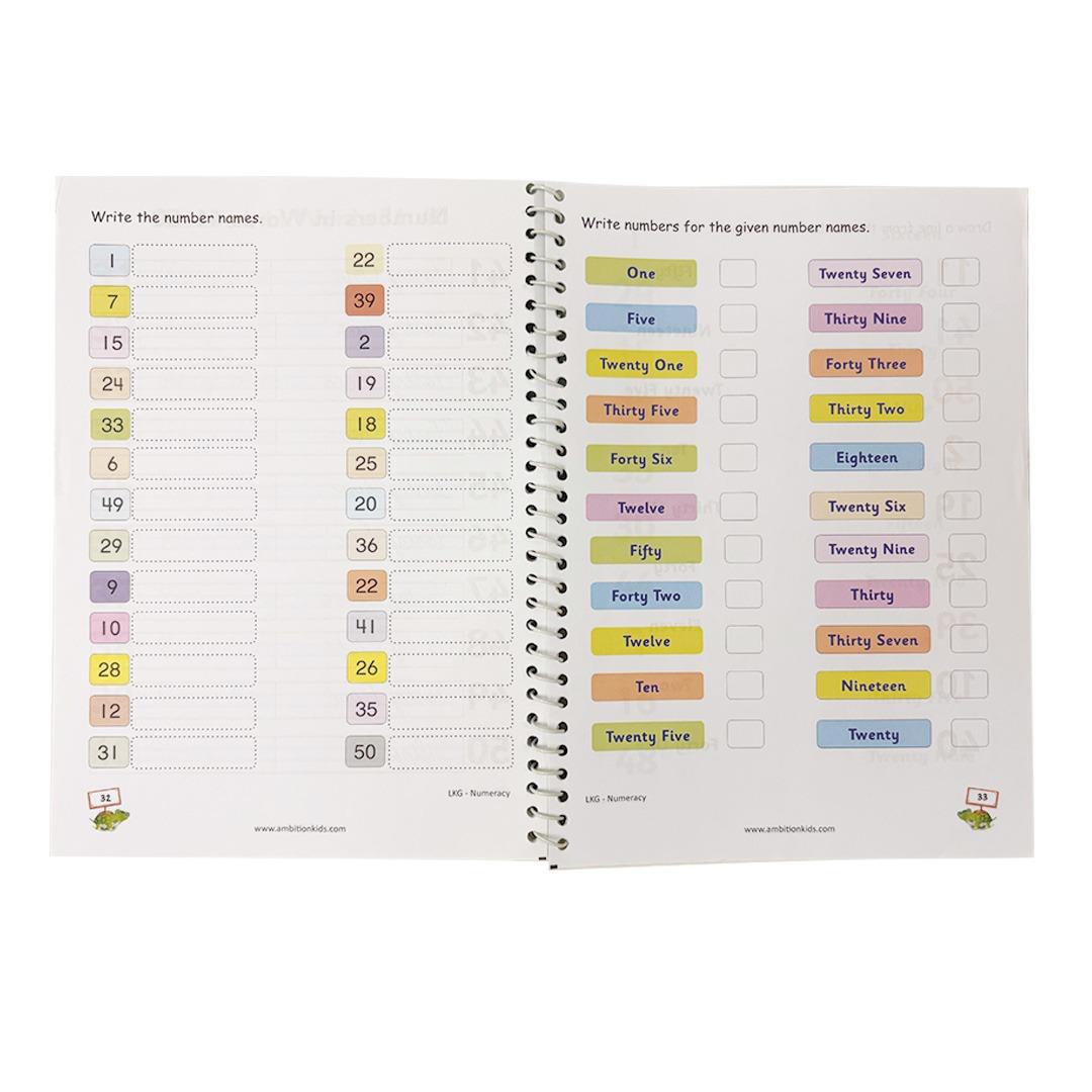 Lkg & Brain Booster Worksheets (4 Books)